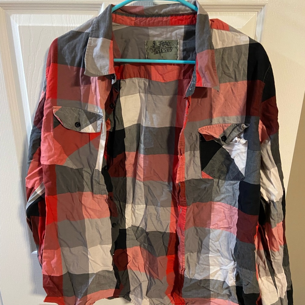 A fine mess button up